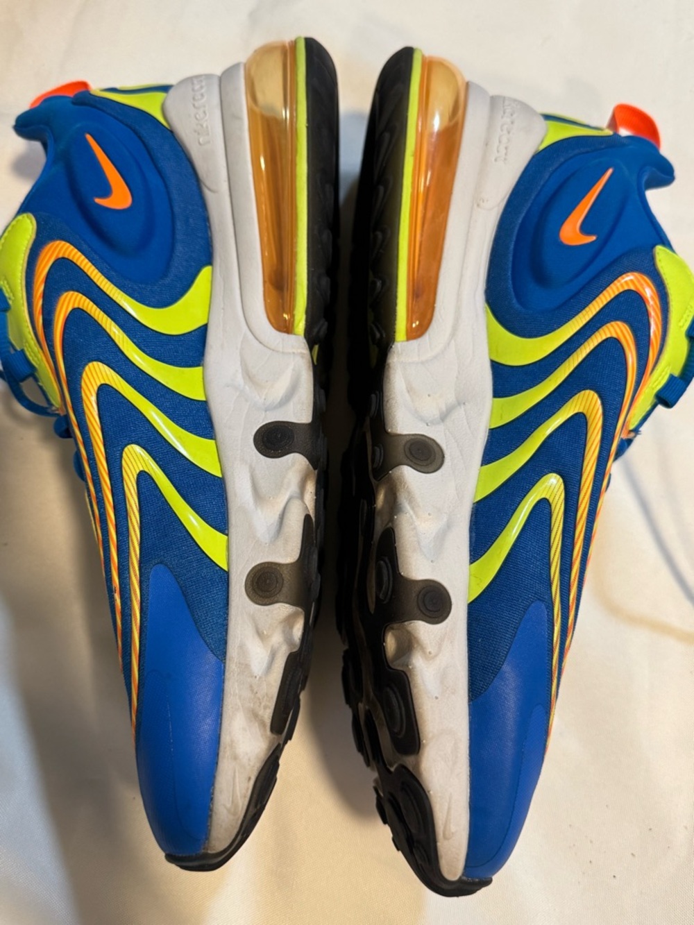 Nike Air Max 270 React ENG Soar Volt Orange Sneakers Men’s 13
